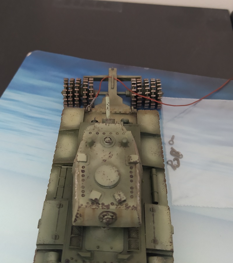 [VENDU] CHAR KV1E RUSSE résine 1/56 + kit anti-mines Img_2494