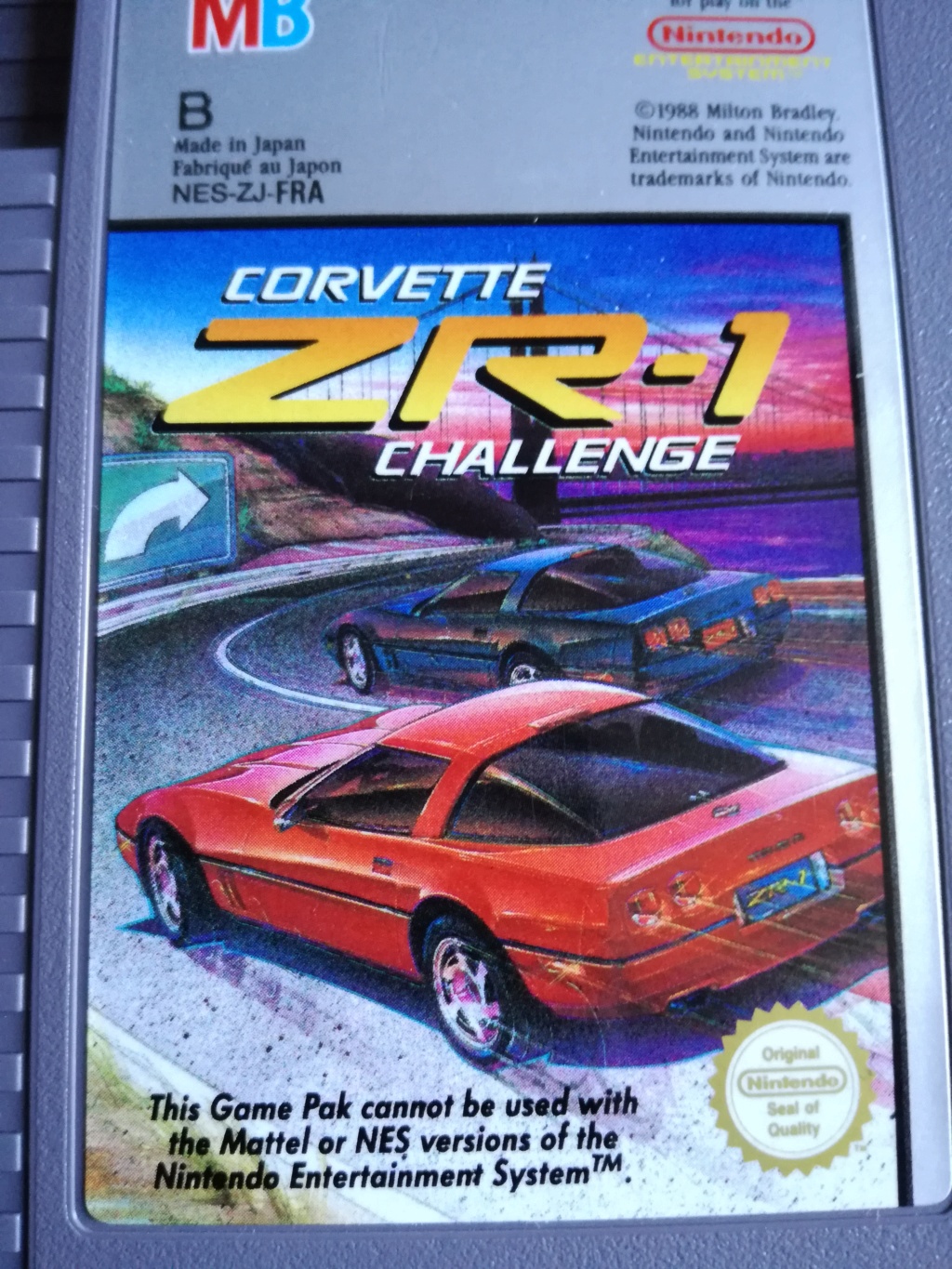 La trouvaille du jour : Corvette ZR-1 Challenge sur Nintendo NES Img_2011