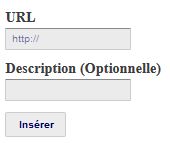 Insertion d'un lien cliquable Url11