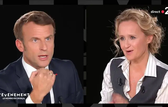 #Macron sur #France2 : Le président veut éviter une escalade #nucléaire et se dit prêt à des réquisitions sur le #carburant 640x4724