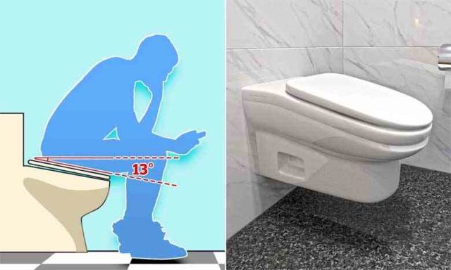 Les #WC inclinés « #StandardToilet », l’#invention #insolite pour réduire le temps passé au petit coin Standa10