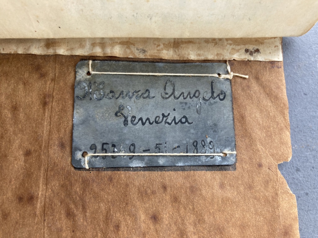 (P) Livret militaire italien avec sa plaque d’identité  VENDU (Metz 11/04/21) 26d53310