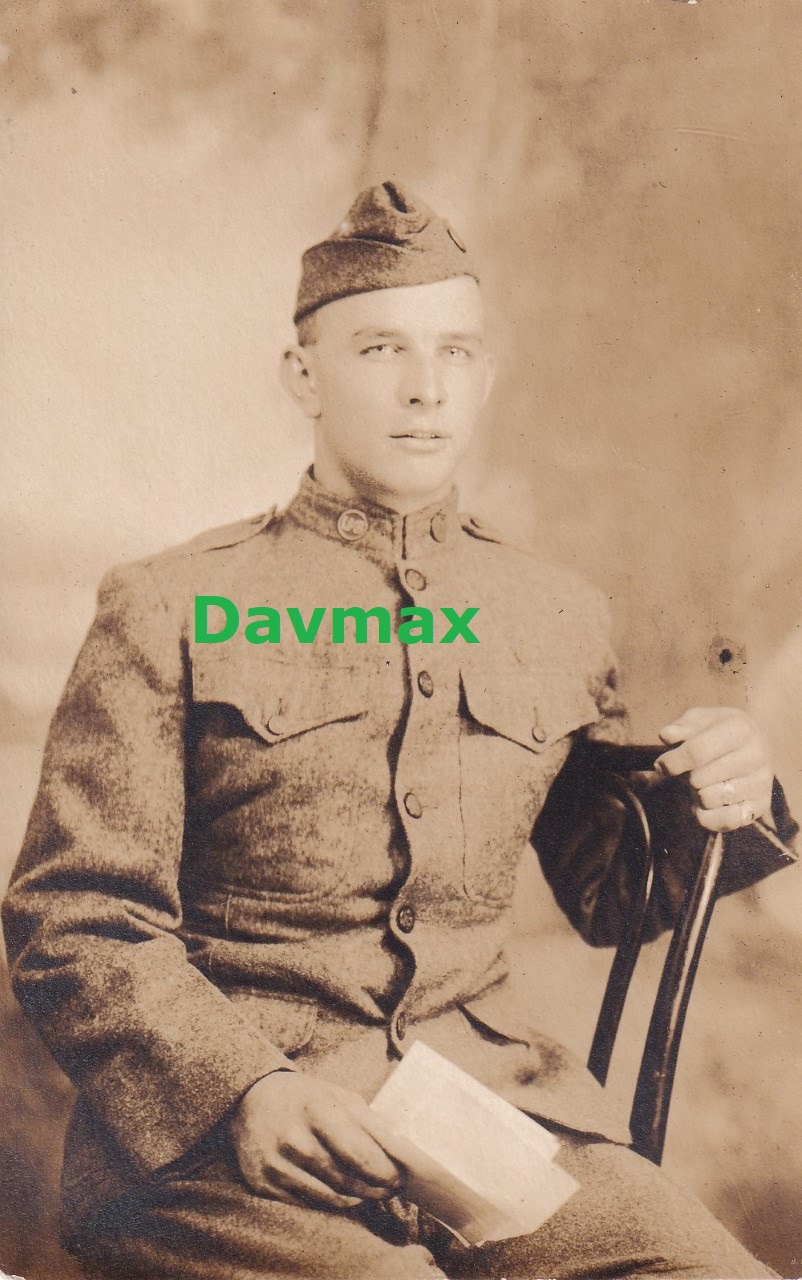 (P) Photo d'un soldat US 1918 VENDU Thumb114
