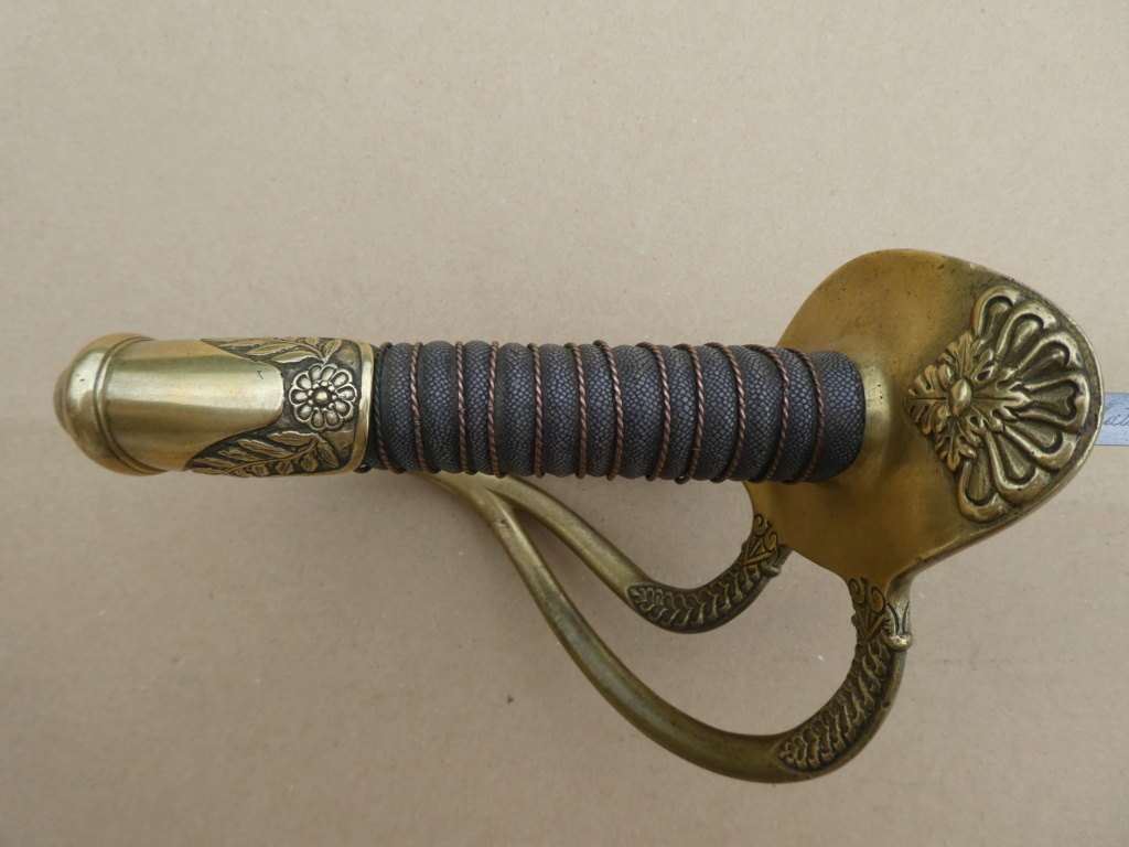 Décoration des sabres d'officier modèles 1822, 1854, 1855, 1882 et 1822-99 77010