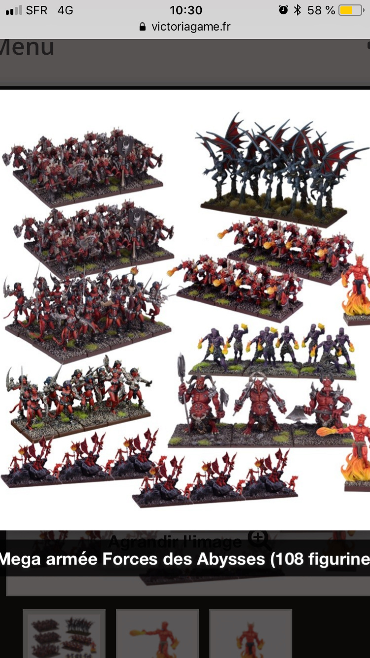 Forces des Abbys KOW/ Demons WARHAMMER 9d444f10