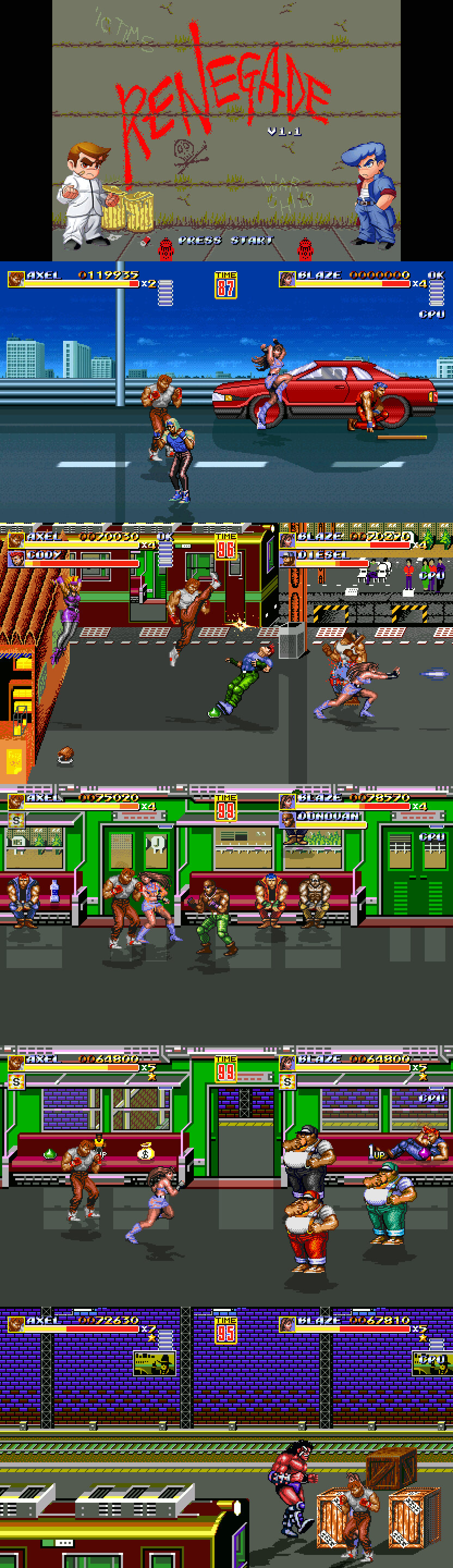 Renegade - Streets of Rage Remake 5.2 Renegade by Serrr Sorr_v13