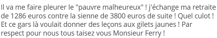 Le summum de la honte : Avec 3.000 euros de retraite par mois, Luc Ferry « n’arrive évidemment pas à vivre »  By 20minutes.fr Capt2095