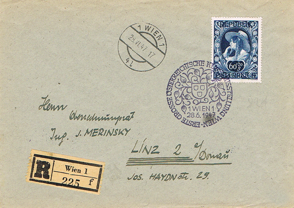 stempel - Sammlung Bedarfsbriefe Österreich ab 1945 - Seite 12 Kl11