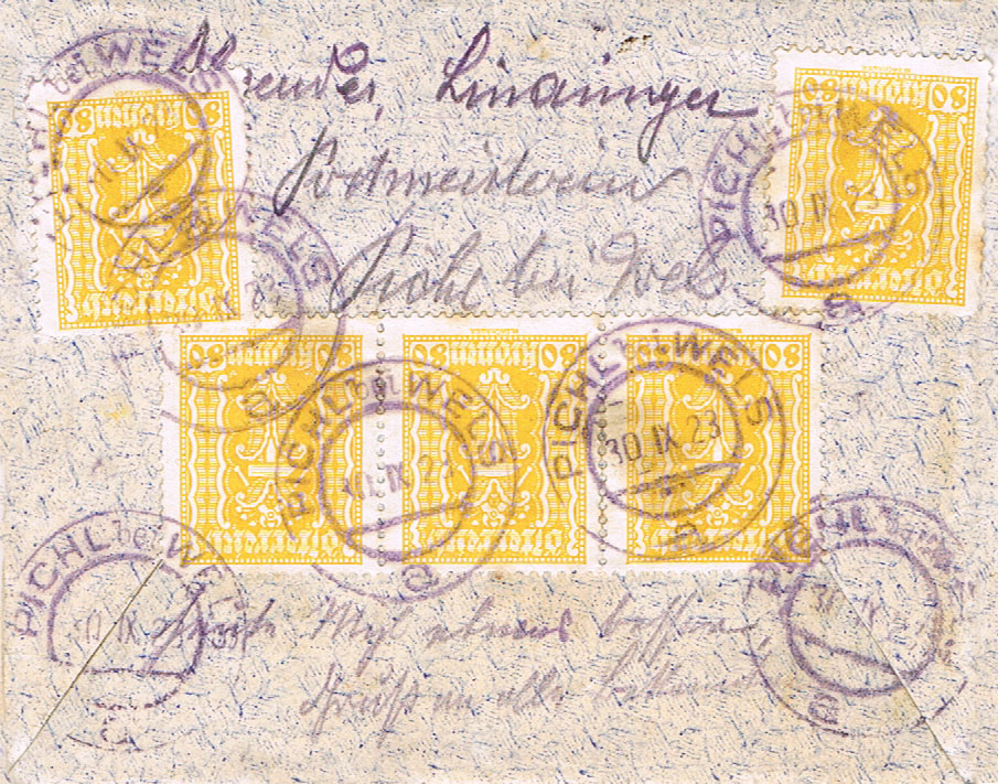 Inflation in Österreich - Belege - 1918 bis 1925 - Seite 16 Pa10