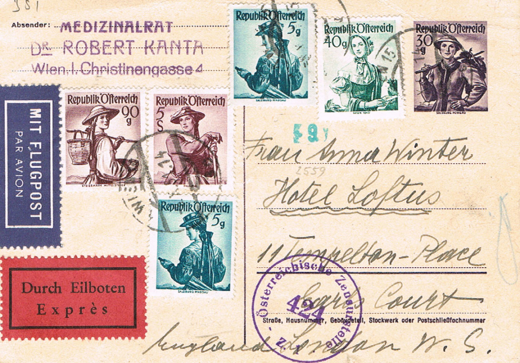 trachten - Trachtenserien ANK 887 - 923 und 1052 - 1072 Belege - Seite 12 Tracht10