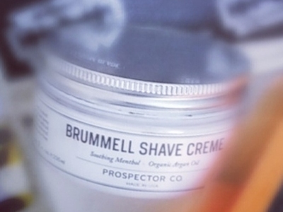 Brummell - crème à raser de Prospector Co. Img_2016