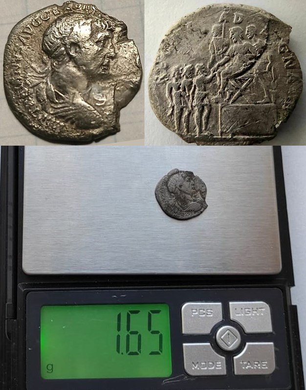 Quinario/denario cortado de Trajano - REGNA AD SIGNATA  ???? 29234510