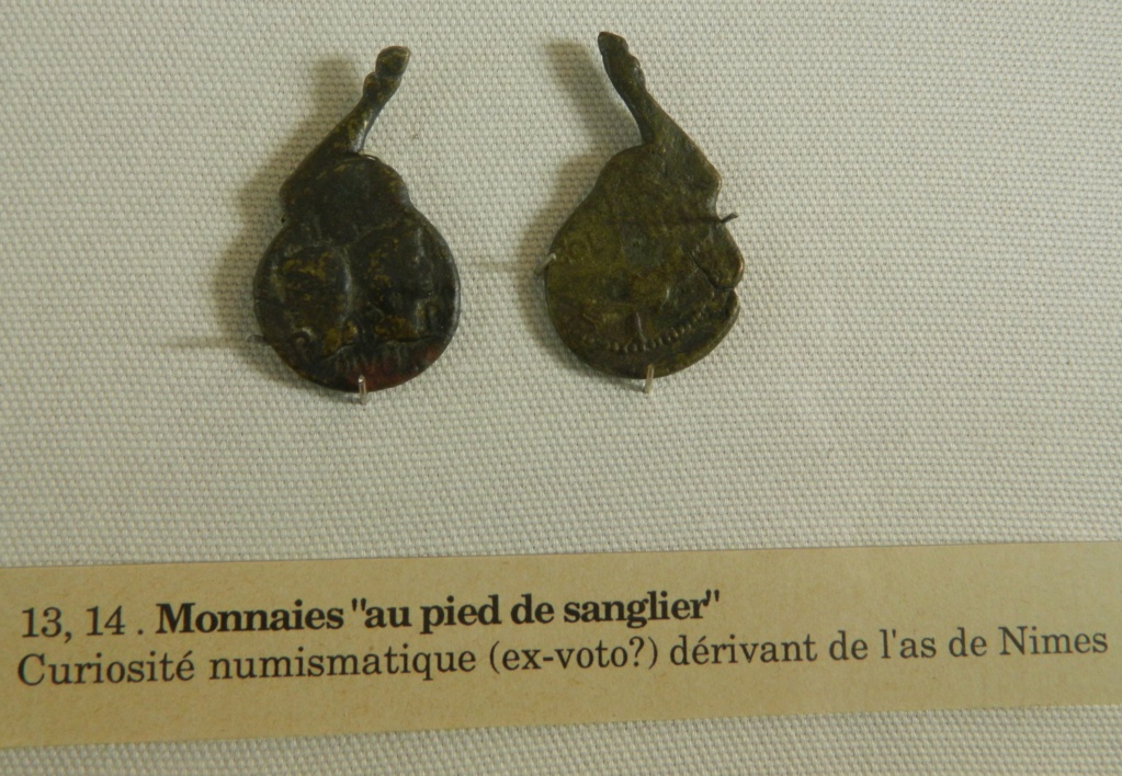 Dupondio de Nimes Pata negra. Museo de Historia de Nimes. Dscn0113