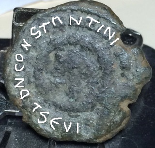 AE3 de Constantino I. D N CONSTANTINI MAX AVG - VOT X X. Tesalónica. Ol10b10