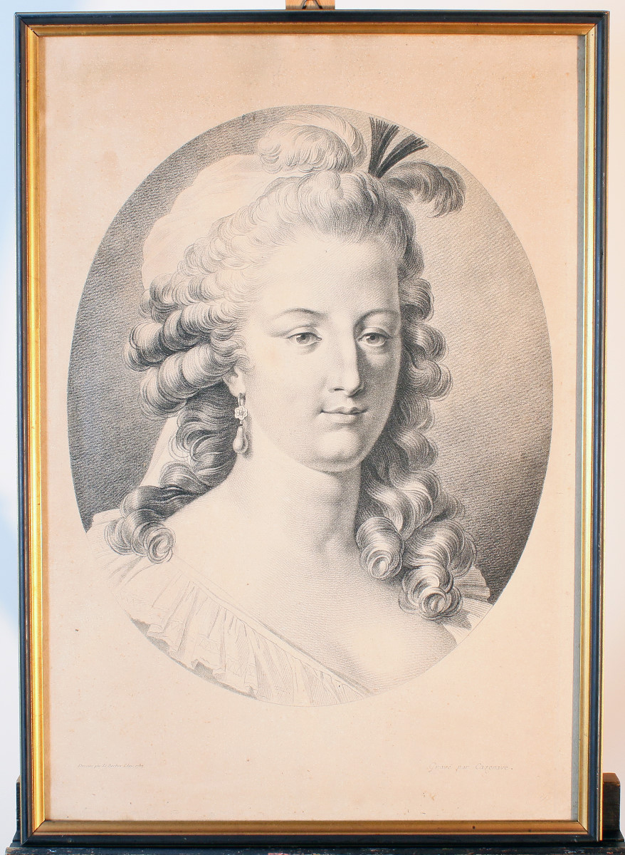Marie-Antoinette par Jean Jacques François Le Barbier 1-103-10