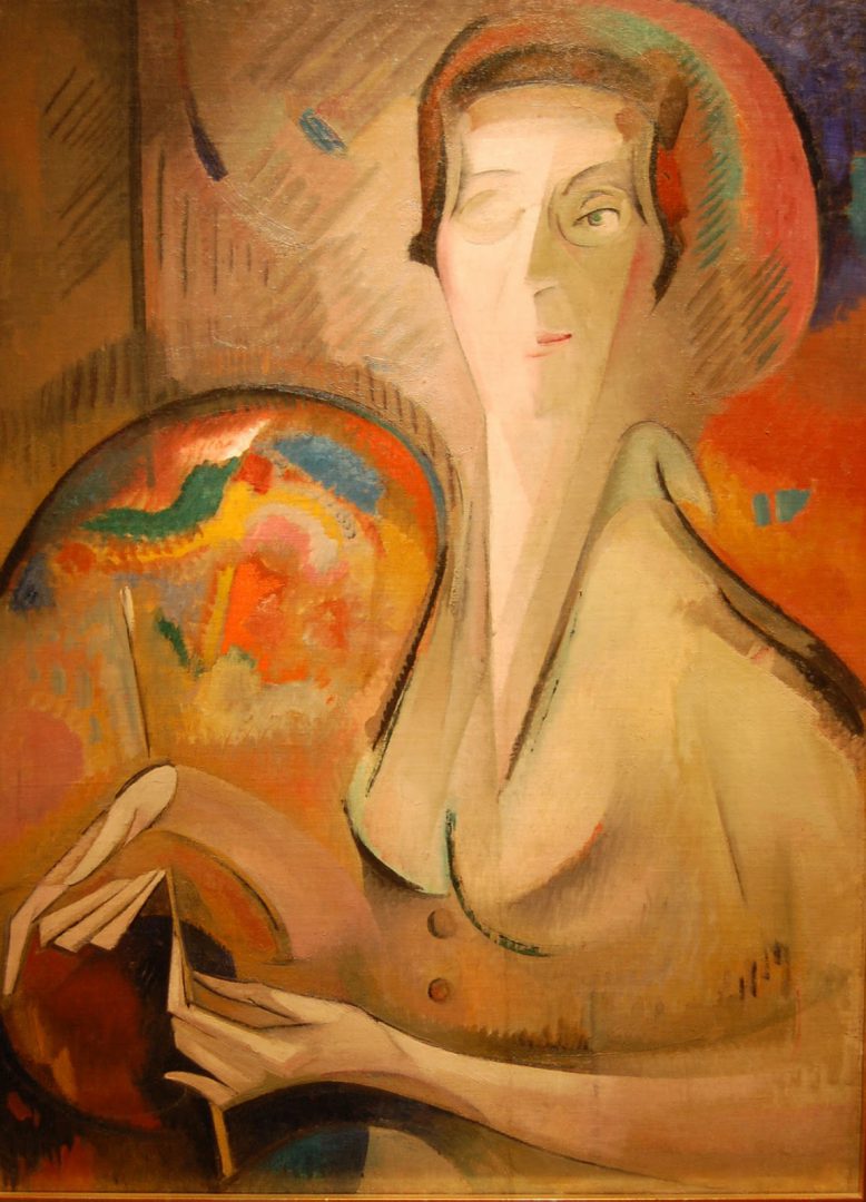 Des autoportraits de femmes peintres en train de peindre Alice-10