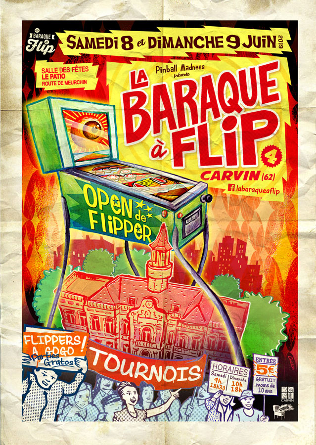 Salon "LA BARAQUE A FLIP" 8 & 9 juin 2019 à CARVIN - Page 2 Affich10
