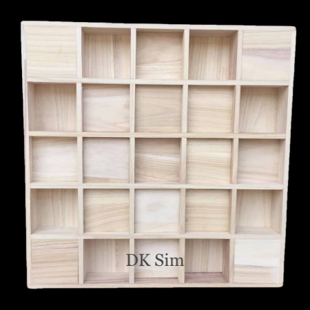 Full Frequency Wood Acoustic Diffuser QUADRATUM SQUARE 25 (NEW) Quadra10