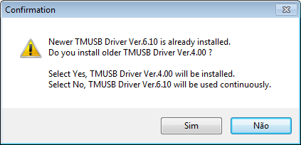 : Configurar TM-T20 Epson para permitir impressão SAT e Windows 0517