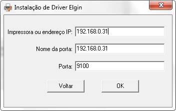 Procedimento para instalação e uso da Impressora I9 Elgin com interface de rede Image011