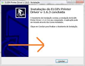 Procedimento para instalação e uso da Impressora I9 Elgin com interface de rede Image013