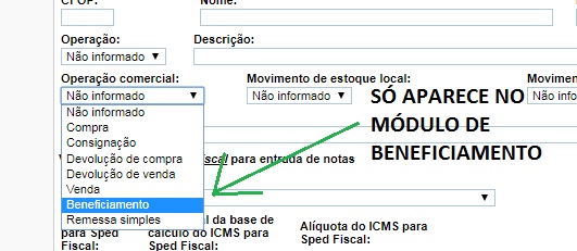 nature10 AtendeSmart \ Estoque \ Nat. Operações Fiscais: "Cadastrei uma CFOP e ela não aparece pra eu colocar na nota fiscal"