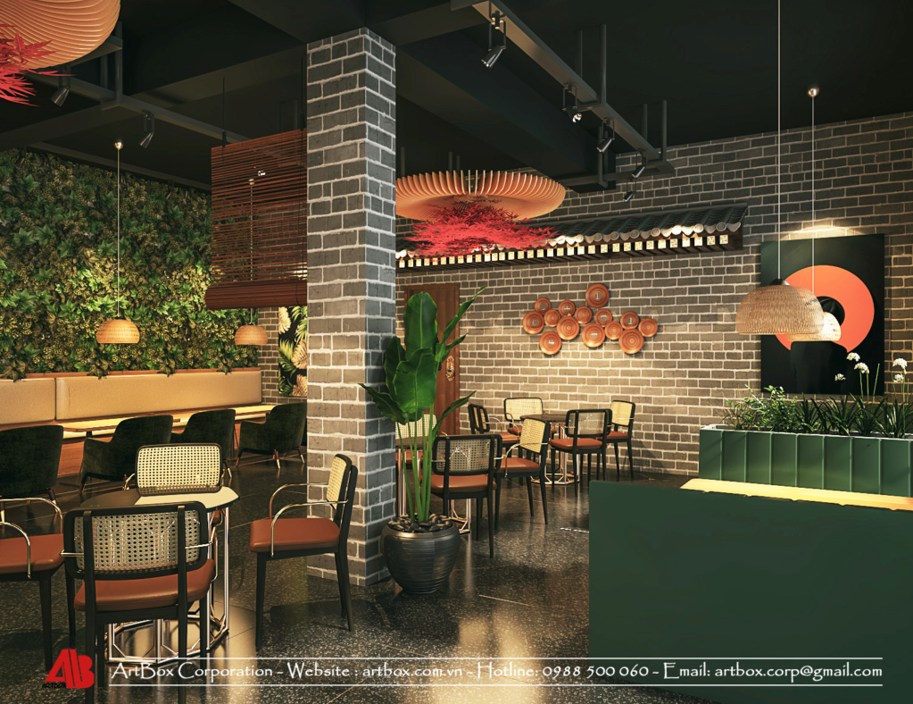 Dự án: ngoại hình nội thất quán Bud Cafe Thiet-11