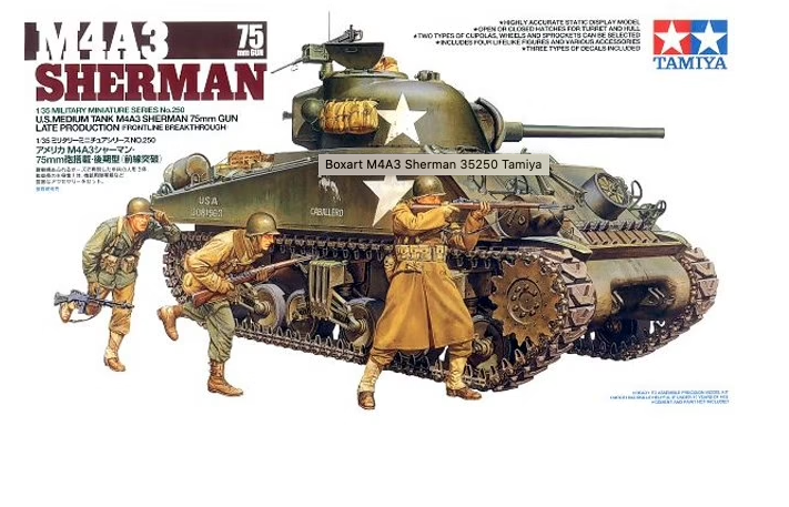 from the box: Sherman M4A3 Tamiya 1/35 Captur13