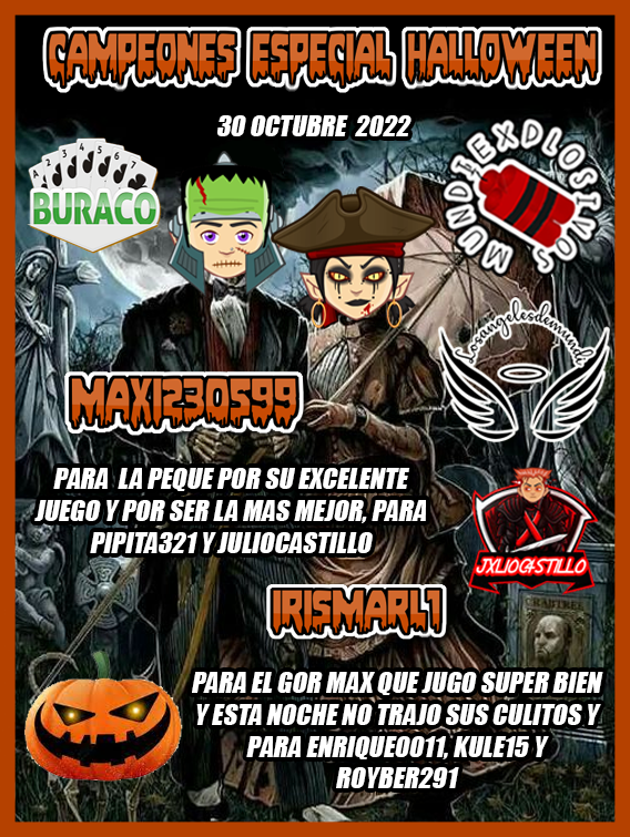 REPESCA TORNEO ESPECIAL "HALLOWEEN" BURACO PAREJAS - MOD. 4 ABIERTO SUCIO - 30 OCTUBRE 2022   Camp_r11