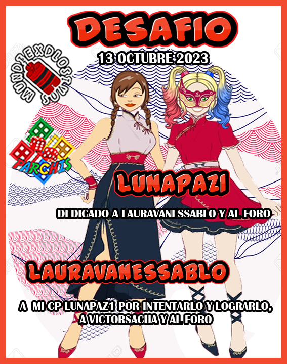 TORNEO + DESAFIOS PARCHIS PAREJAS - 13 OCTUBRE 2023   Desafi30