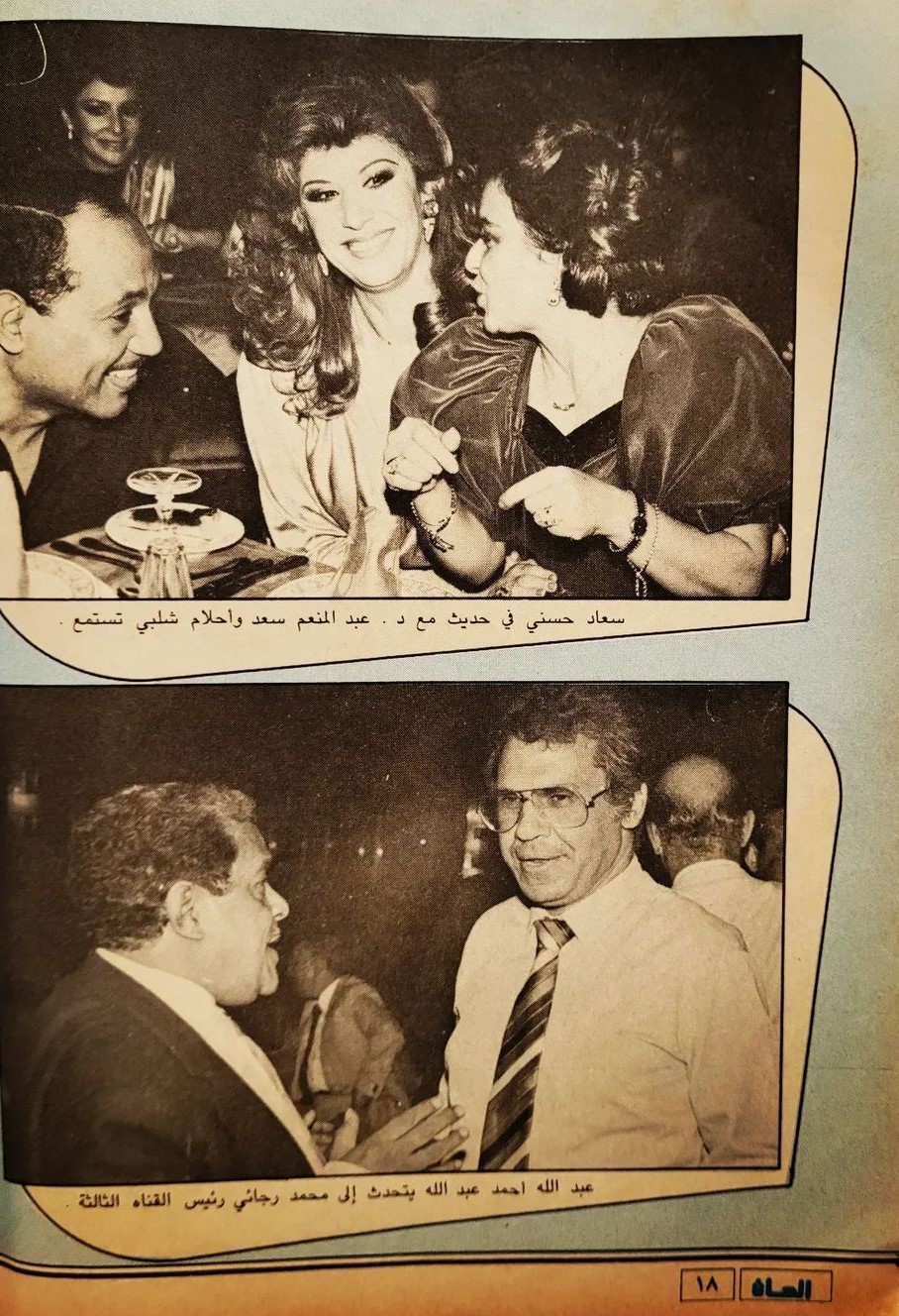 خبر صحفي : سندريللا الشاشتين .. في احتفال جمعية فناني الشاشة الصغيرة 1986 م 519