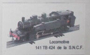 Locomotive 141 TB 424 SNCF 141tb410