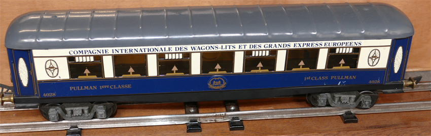 AS Voiture CIWL pullman 1ère classe bleu et crème #4028 4028-m12