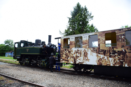 Stage de conduite et de chauffe d'une locomotive à vapeur Mallet13