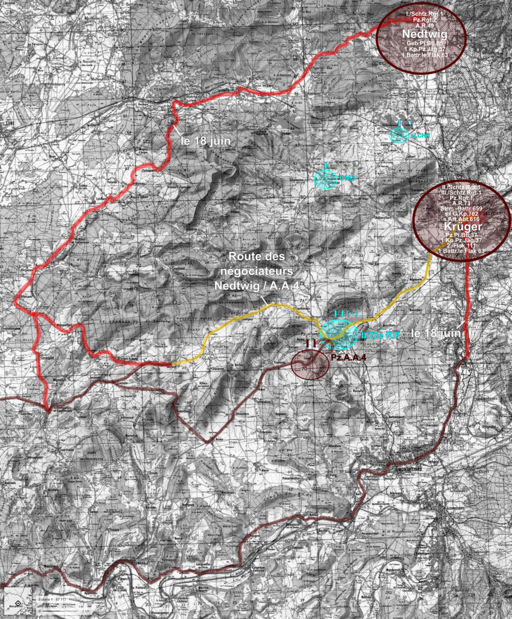 Combat du I/22e RIF à Héricourt le 18 juin 1940 - Page 2 Map_se12