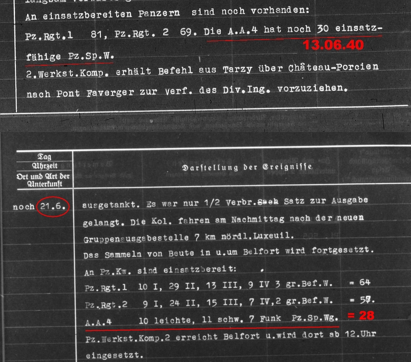 Combat du I/22e RIF à Héricourt le 18 juin 1940 Pzspwg10