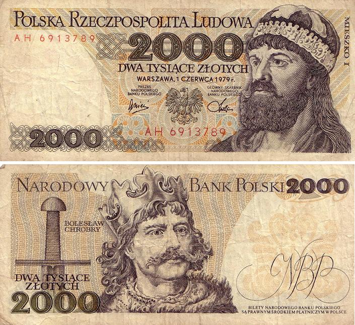 Billetes de Polonia (Polska) emitidos en Varsovia (Warsawa) Hh10