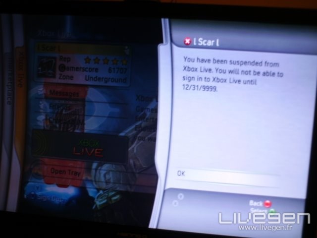 Un gamer banni  vie du Xbox Live ! 00000831