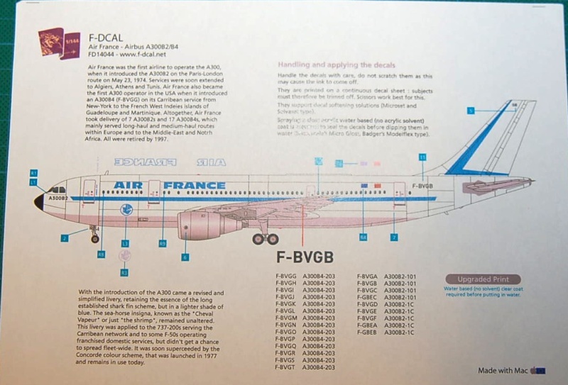 Airbus A 300B - Air France - Airfix - 1/144 Dsc_2021
