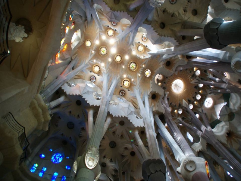 Espagne, La Sagrada Familia, la cathédrale des anges Barcel15