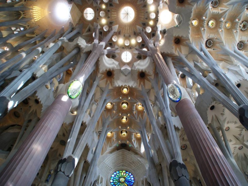Espagne, La Sagrada Familia, la cathédrale des anges Barcel21