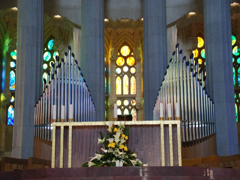 Espagne, La Sagrada Familia, la cathédrale des anges Barcel24