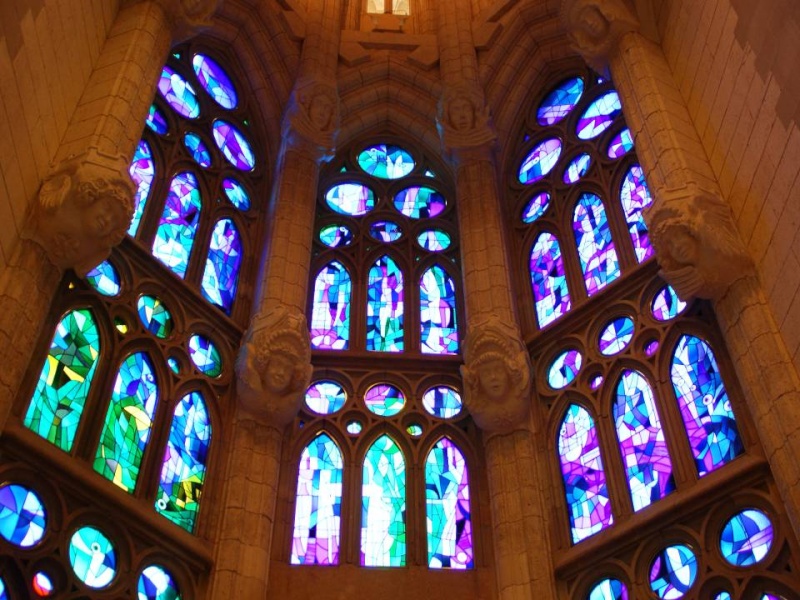 Espagne, La Sagrada Familia, la cathédrale des anges Barcel39