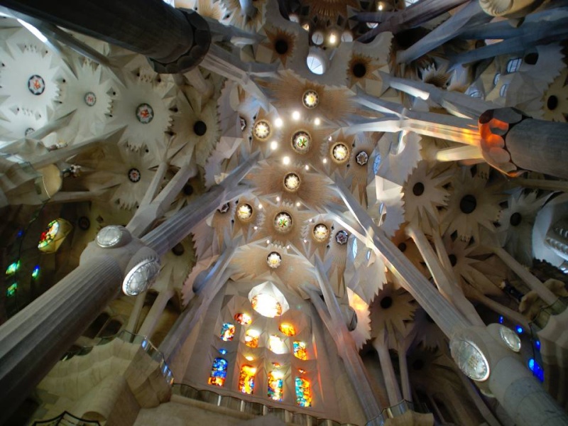 Espagne, La Sagrada Familia, la cathédrale des anges Barcel45