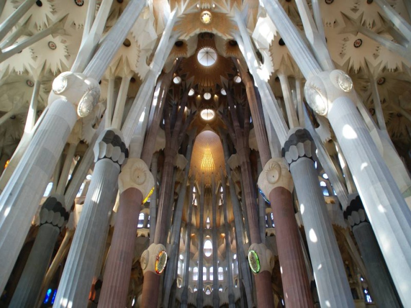 Espagne, La Sagrada Familia, la cathédrale des anges Barcel47