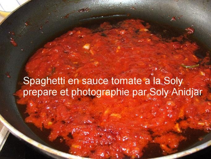 SPAGHETTIS EN SAUCE TOMATE A LA SOLY 14