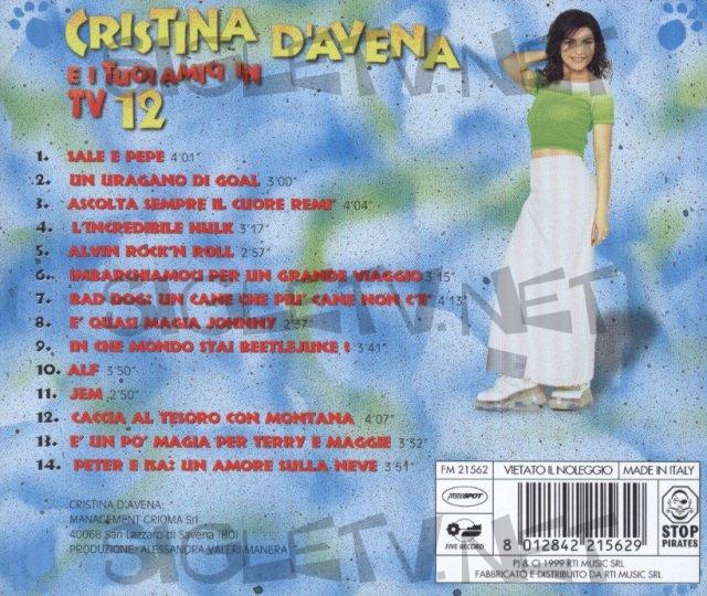 Cristina D'Avena e i Tuoi Amici in Tv 12 :: 1999 Dischi40
