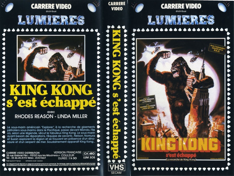 recherche VHS originale de plusieurs godzilla Jaquet10
