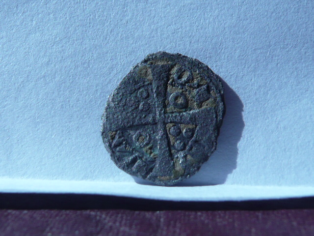 Dinero de Jaime II (Barcelona, 1291 - 1327 d.C) P1000814