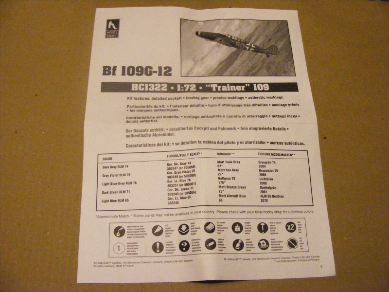 Duel Bf 109G-12 MPM vs Hobbycraft (Intech) Dscf0828